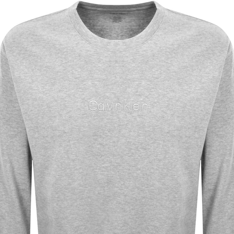 Image number 2 for Calvin Klein Lounge Sweatshirt Grey