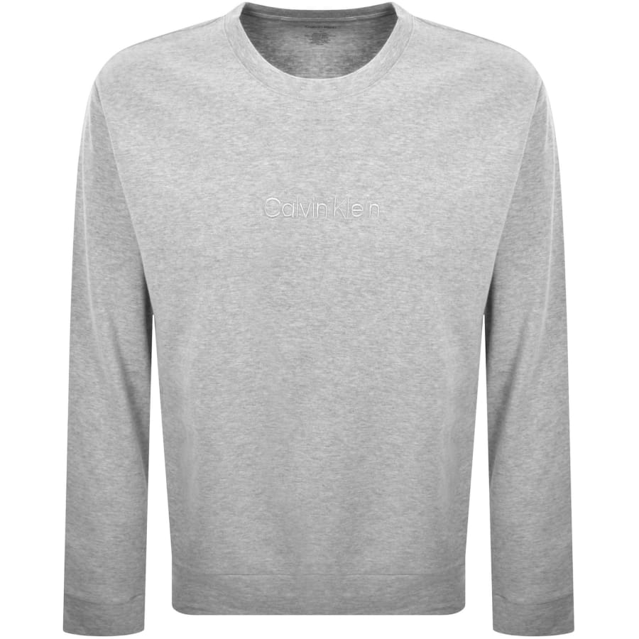 Image number 1 for Calvin Klein Lounge Sweatshirt Grey