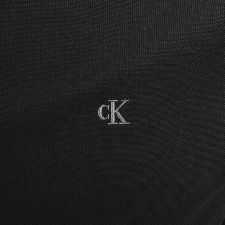Image number 3 for Calvin Klein Pique Polo T Shirt Black