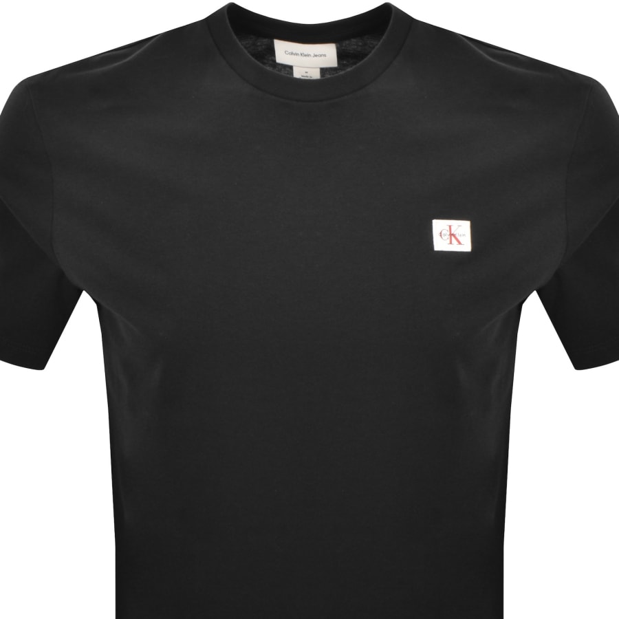 Image number 2 for Calvin Klein Jeans Badge T Shirt Black