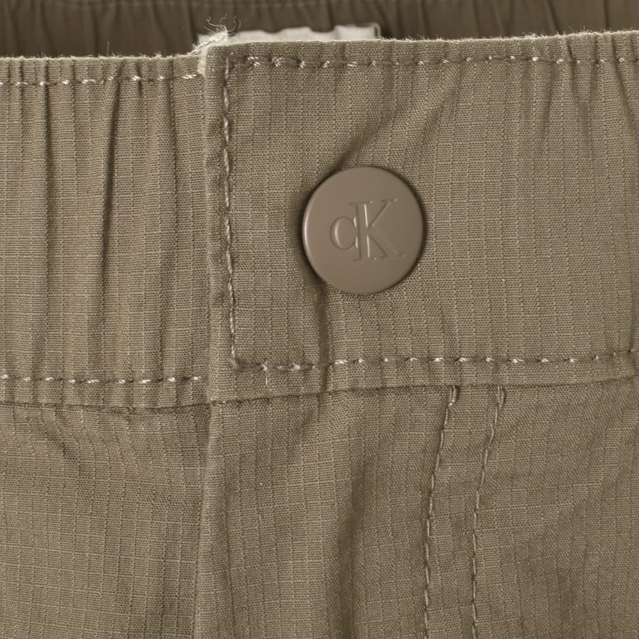 Image number 5 for Calvin Klein Jeans Cargo Shorts Khaki