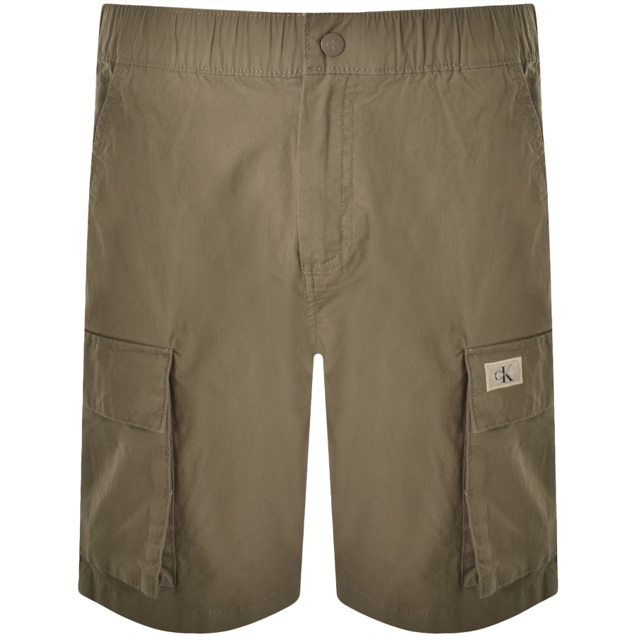 Image number 1 for Calvin Klein Jeans Cargo Shorts Khaki