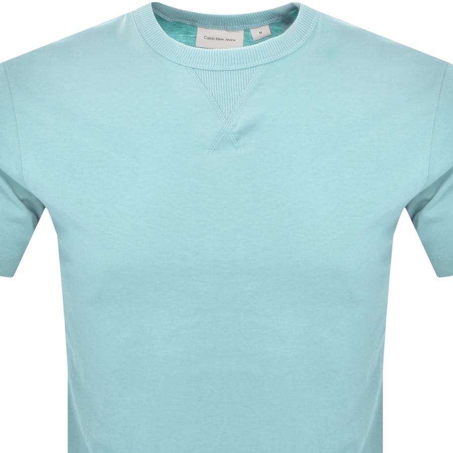 Image number 3 for Calvin Klein Jeans Badge T Shirt Blue
