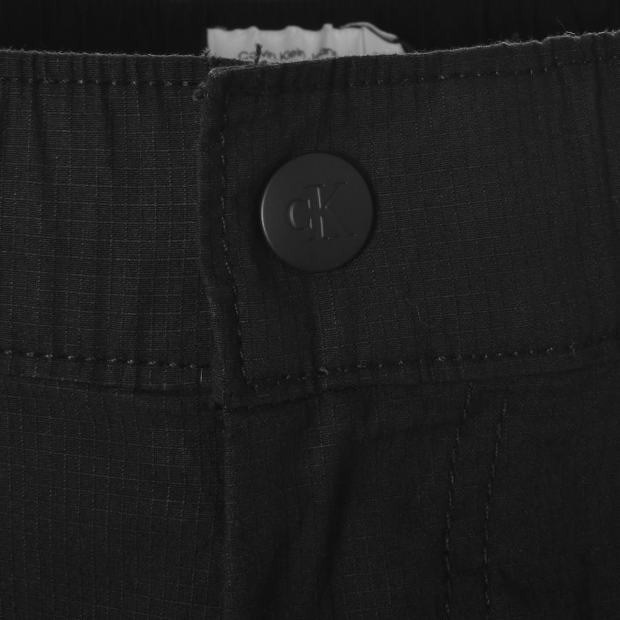Image number 5 for Calvin Klein Jeans Cargo Shorts Black