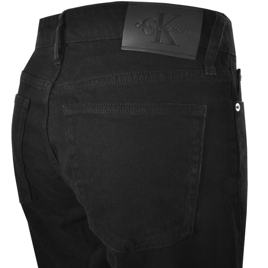 Image number 4 for Calvin Klein Jeans Slim Fit Denim Shorts Black