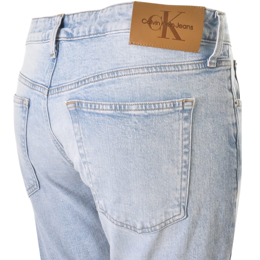 Image number 4 for Calvin Klein Slim Taper Fit Jeans Blue