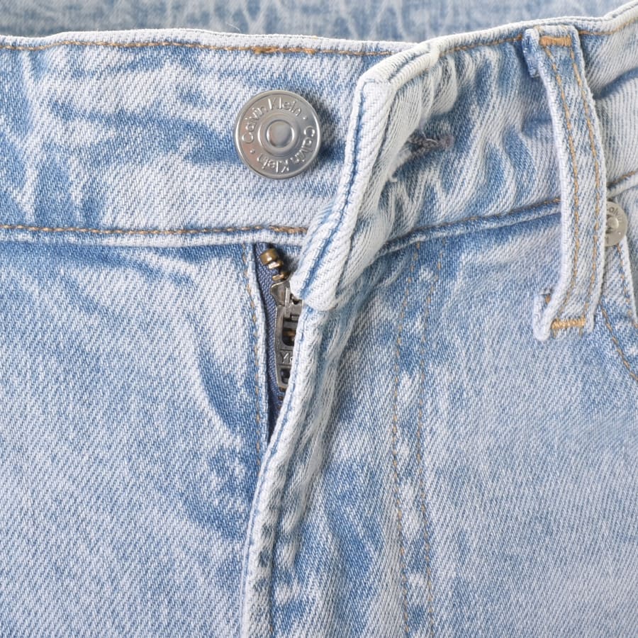 Image number 5 for Calvin Klein Slim Taper Fit Jeans Blue