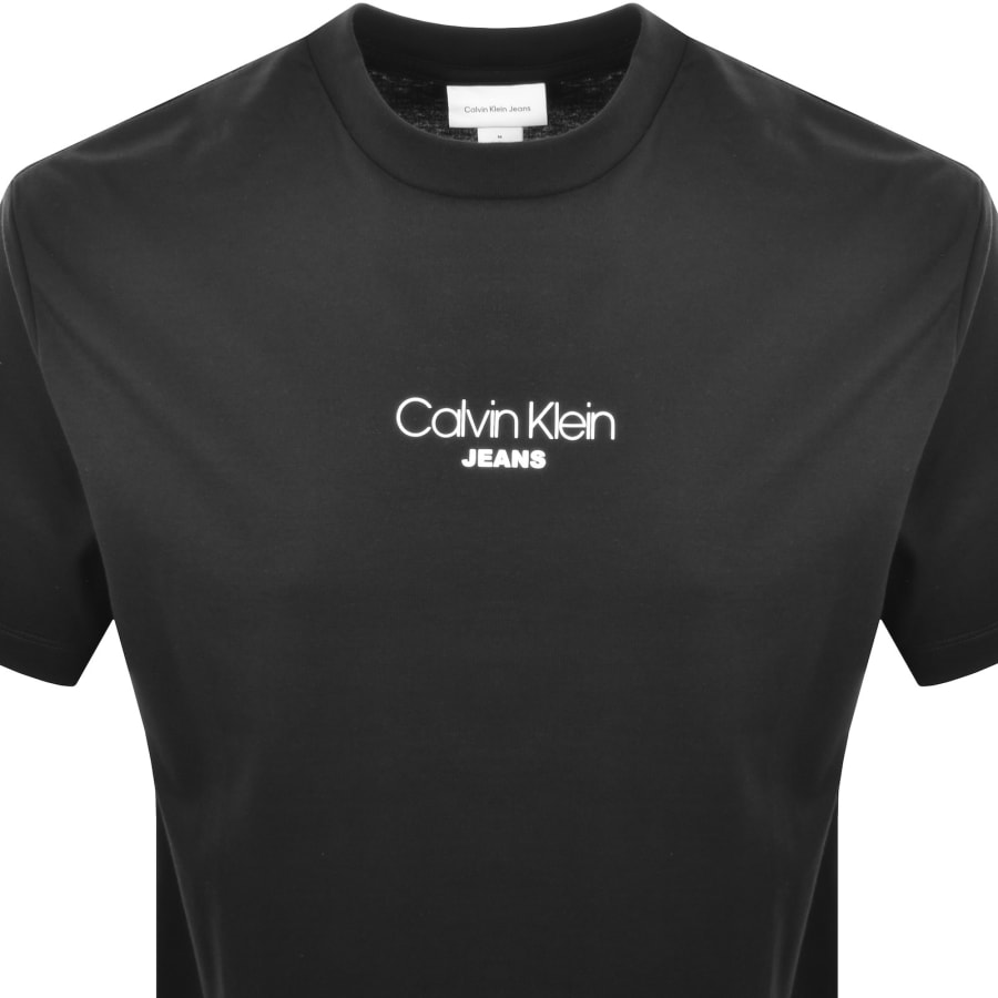 Image number 2 for Calvin Klein Jeans Relaxed Fit T Shirt Black