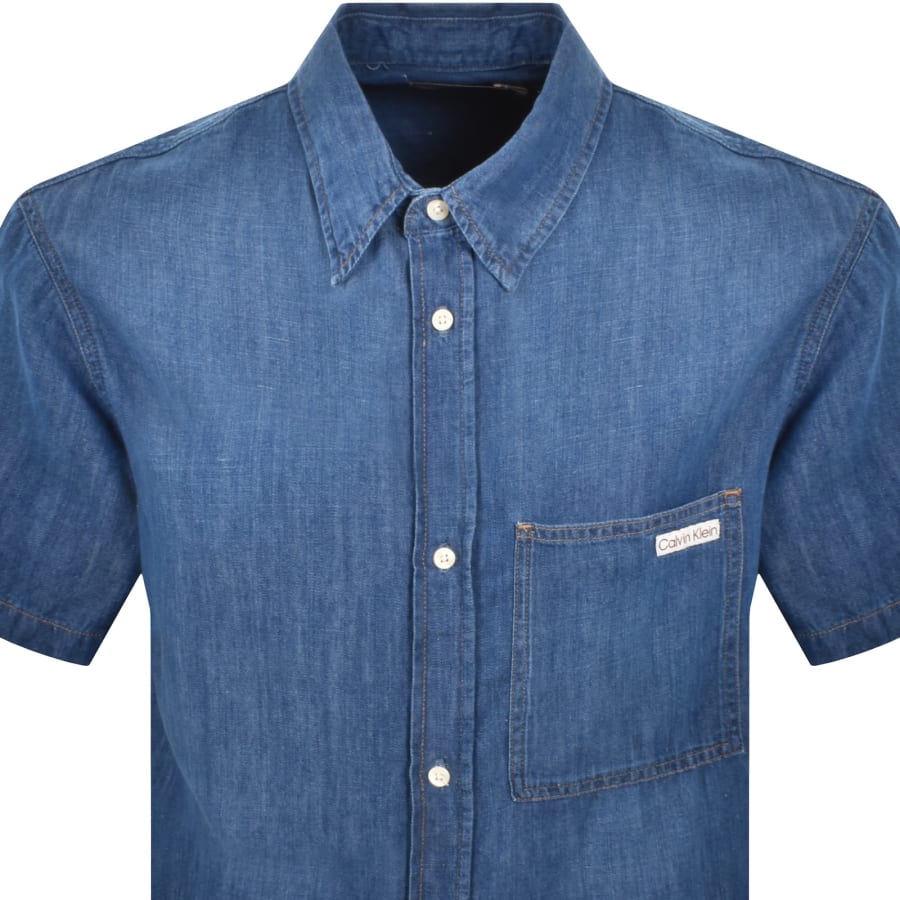 Image number 2 for Calvin Klein Jeans Denim Shirt Blue