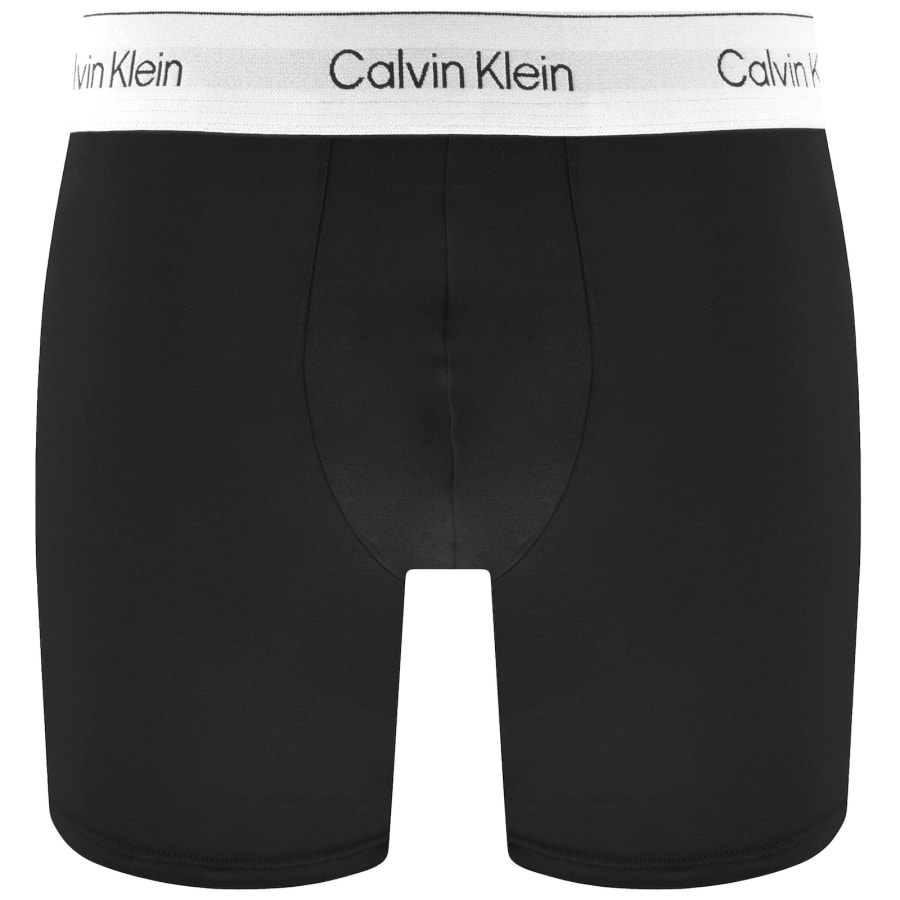 Image number 2 for Calvin Klein Underwear 3 Pack Boxer Briefs Black
