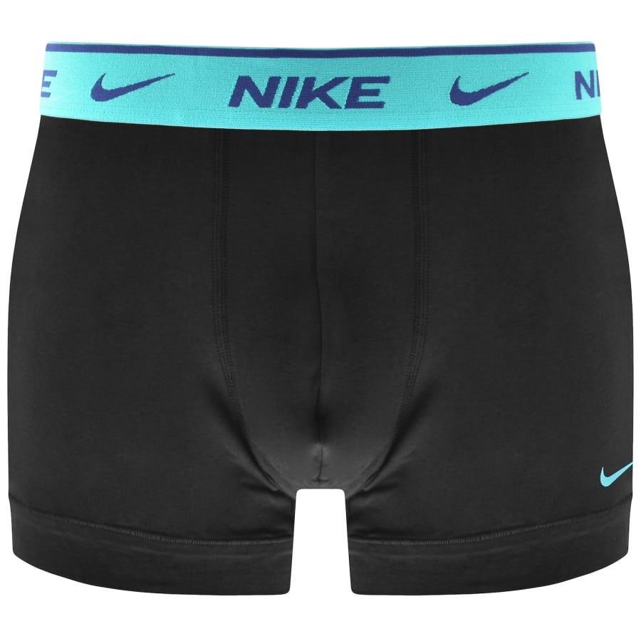 Image number 2 for Nike Logo 3 Pack Trunks Black