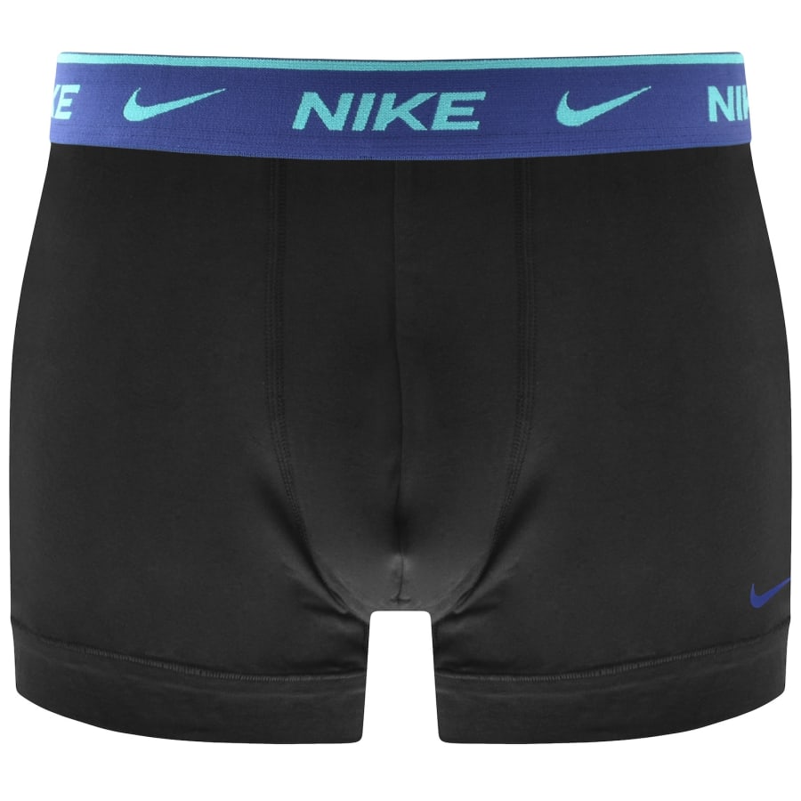 Image number 4 for Nike Logo 3 Pack Trunks Black