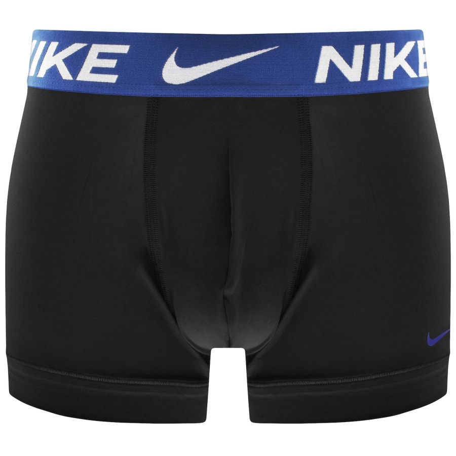 Image number 2 for Nike Essential Micro 3 Pack Trunks Black