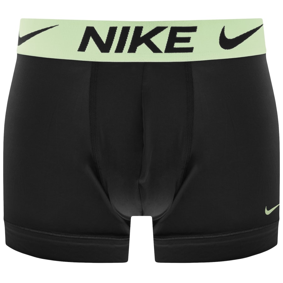 Image number 4 for Nike Essential Micro 3 Pack Trunks Black