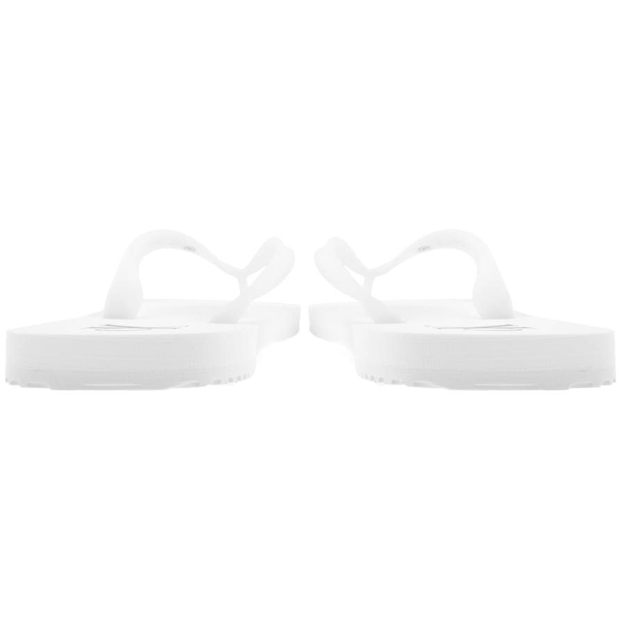 Image number 3 for Calvin Klein Jeans Logo Beach Flip Flops White
