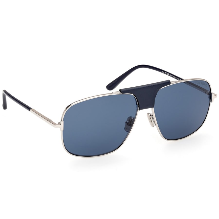 Image number 3 for Tom Ford FT1096 Tex Aviator Sunglasses Blue