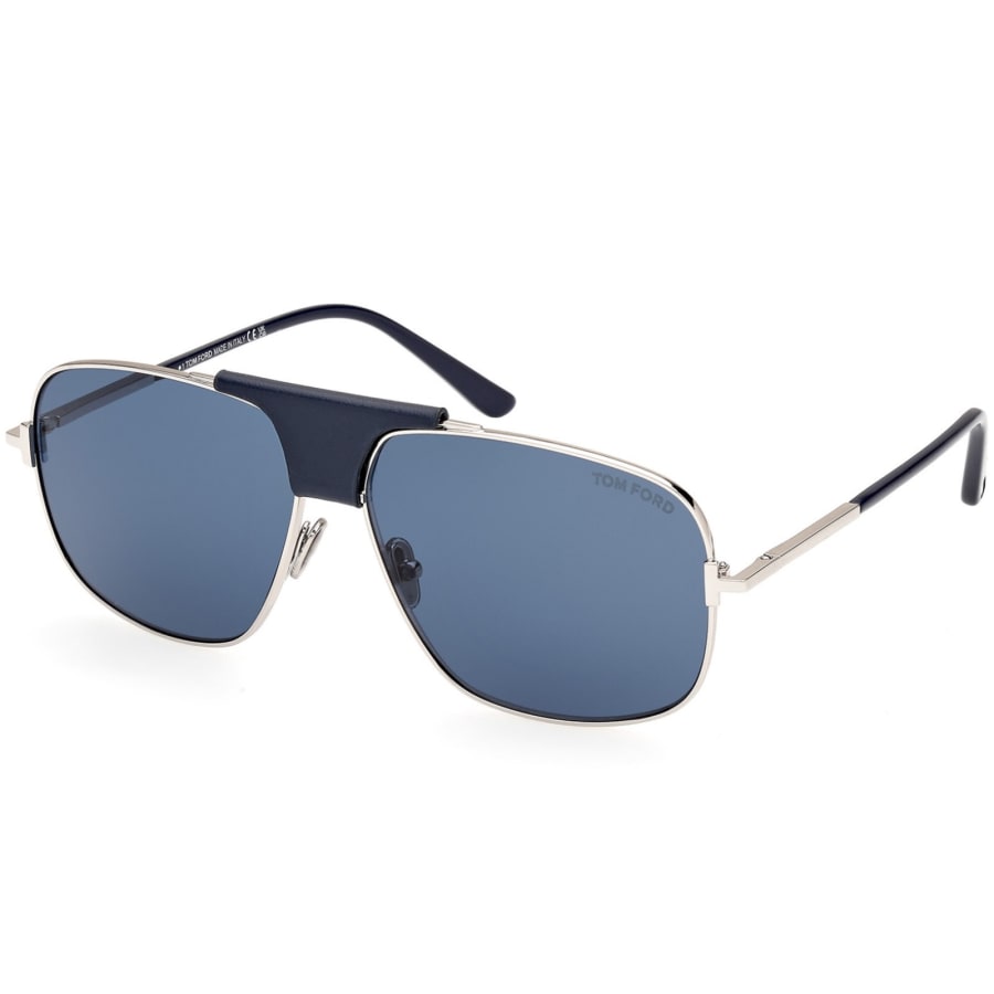 Image number 1 for Tom Ford FT1096 Tex Aviator Sunglasses Blue