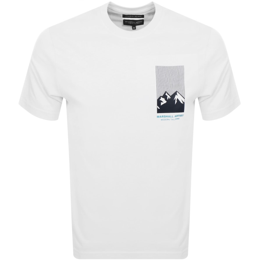 Image number 2 for Marshall Artist Makalu T Shirt White
