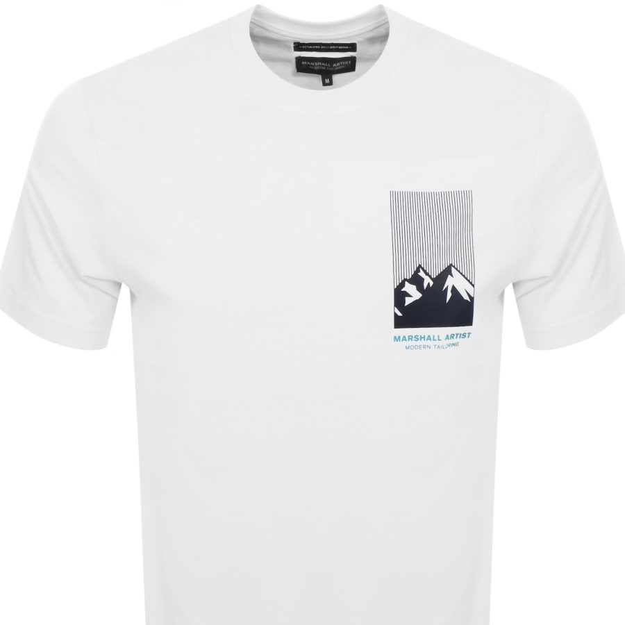 Image number 3 for Marshall Artist Makalu T Shirt White