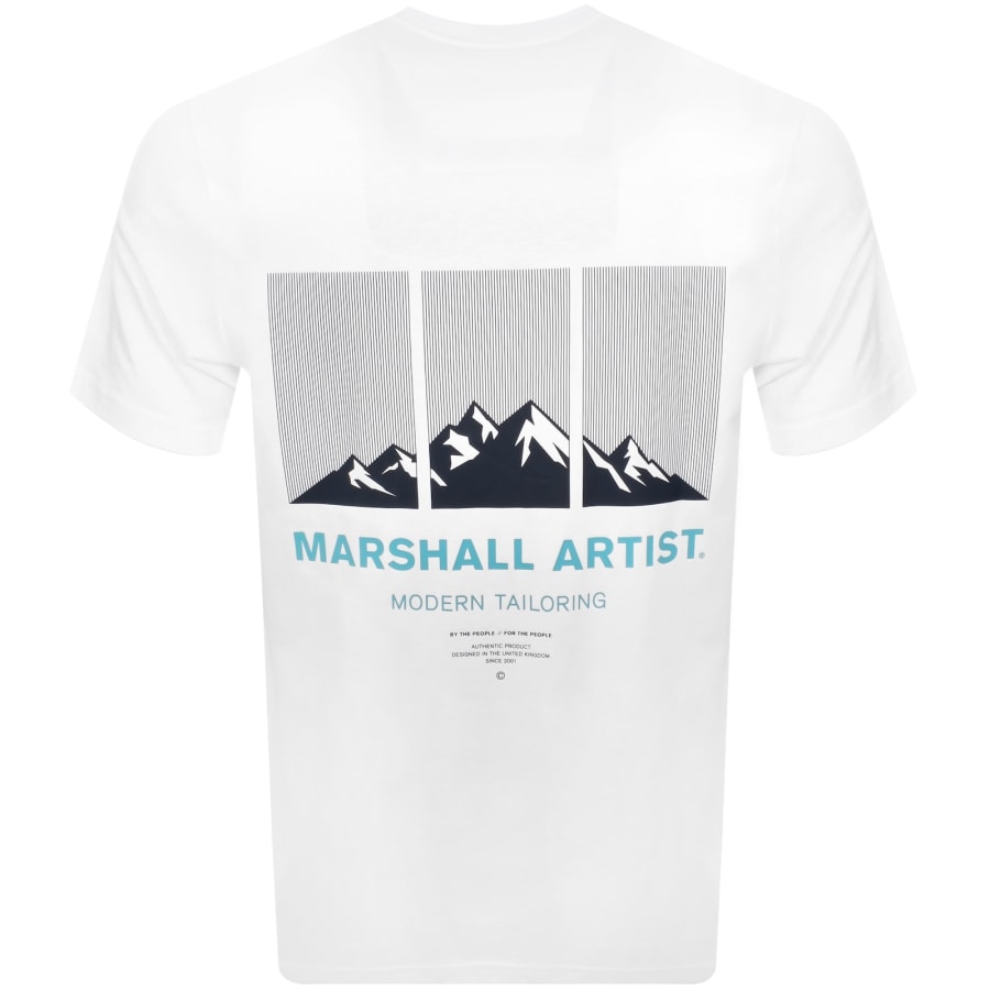 Image number 5 for Marshall Artist Makalu T Shirt White