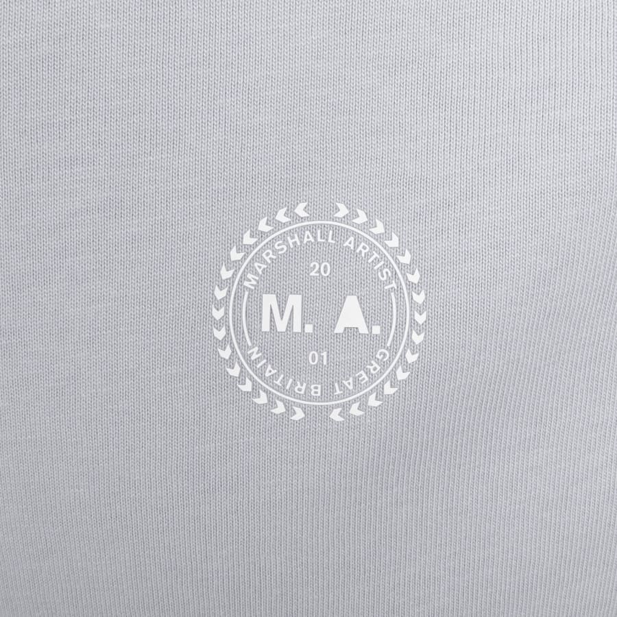 Image number 3 for Marshall Artist Delta T Shirt Harbour Grey