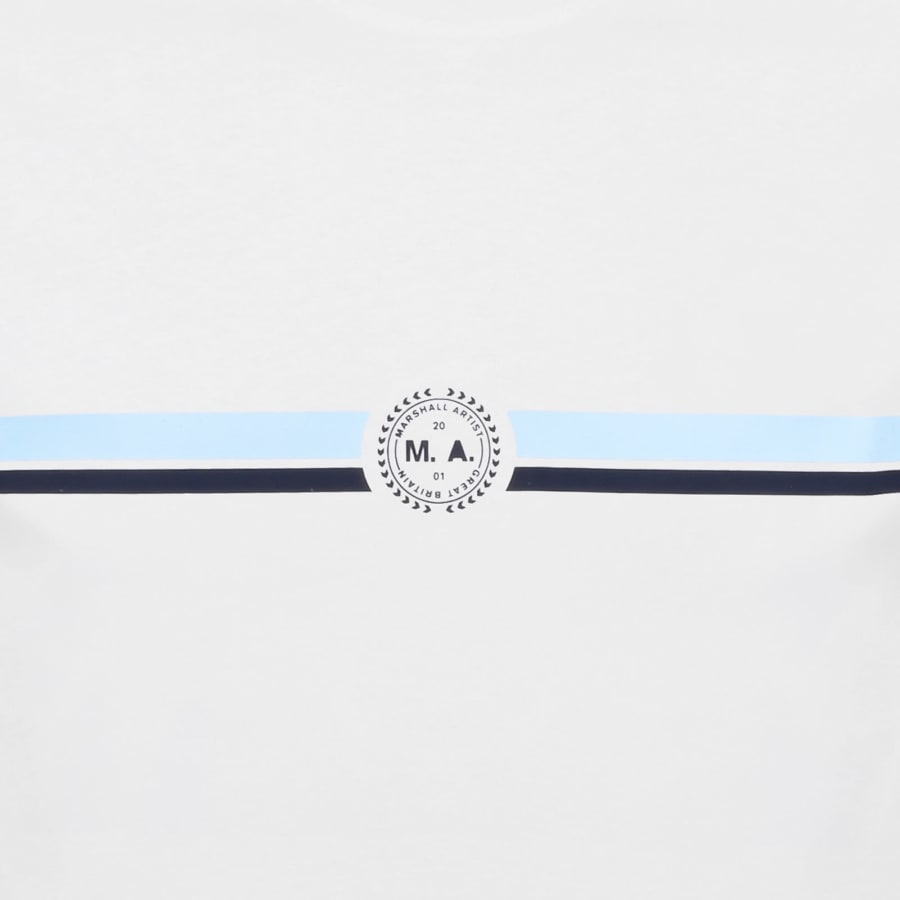 Image number 3 for Marshall Artist Centre Court T Shirt White