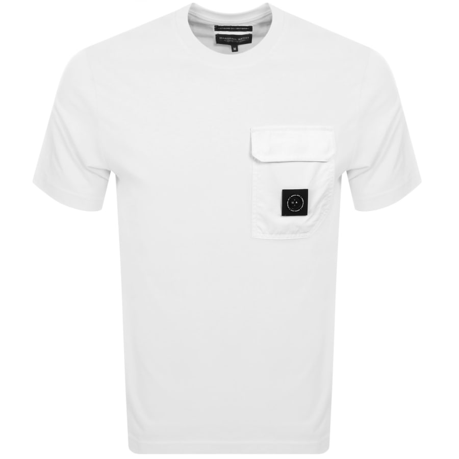 Image number 1 for Marshall Artist Aksu Pocket T Shirt White