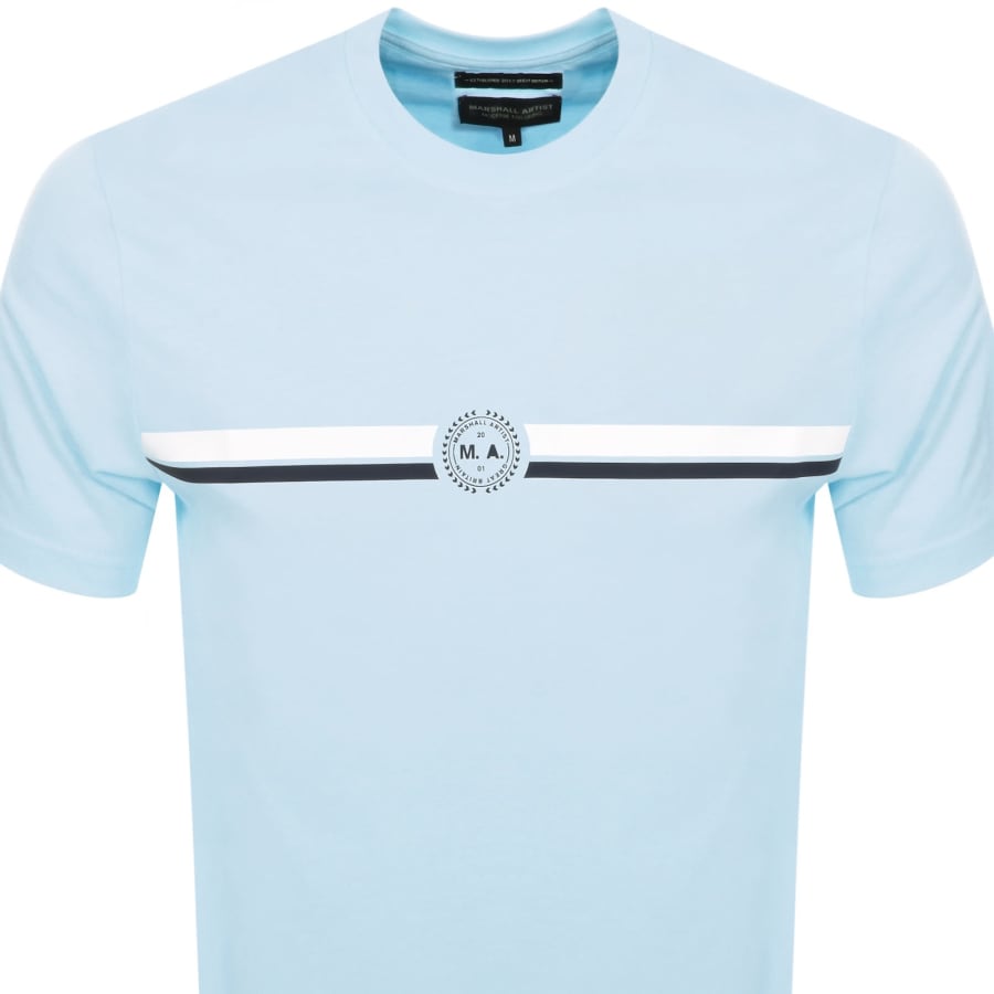 Image number 2 for Marshall Artist Centre Court T Shirt Blue