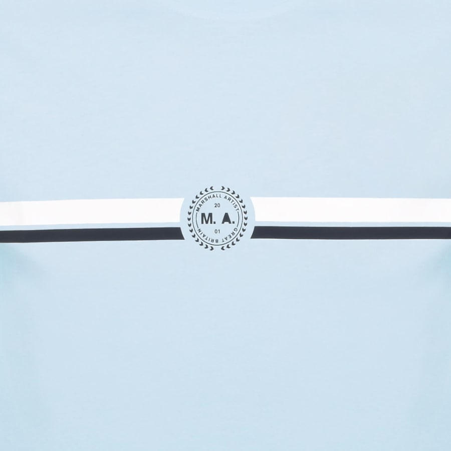 Image number 3 for Marshall Artist Centre Court T Shirt Blue