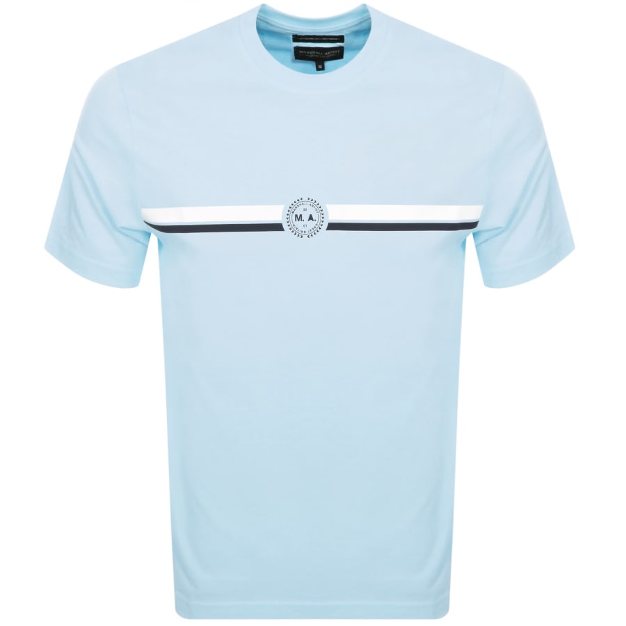 Image number 1 for Marshall Artist Centre Court T Shirt Blue