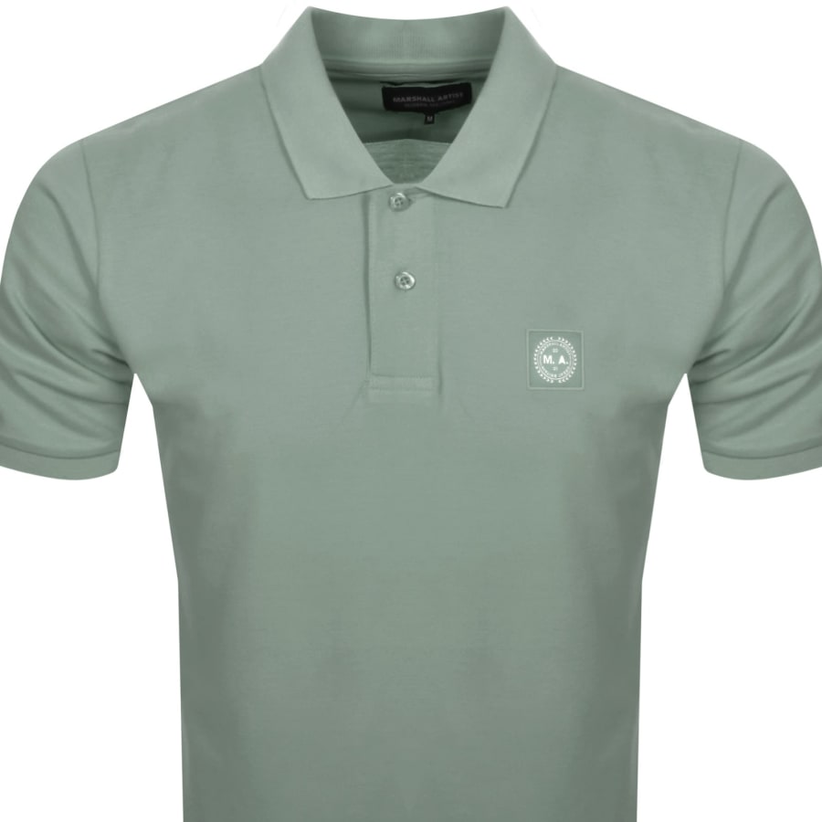 Image number 2 for Marshall Artist Marchio Polo T Shirt Green
