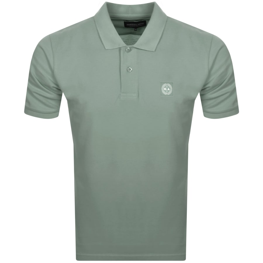 Image number 1 for Marshall Artist Marchio Polo T Shirt Green