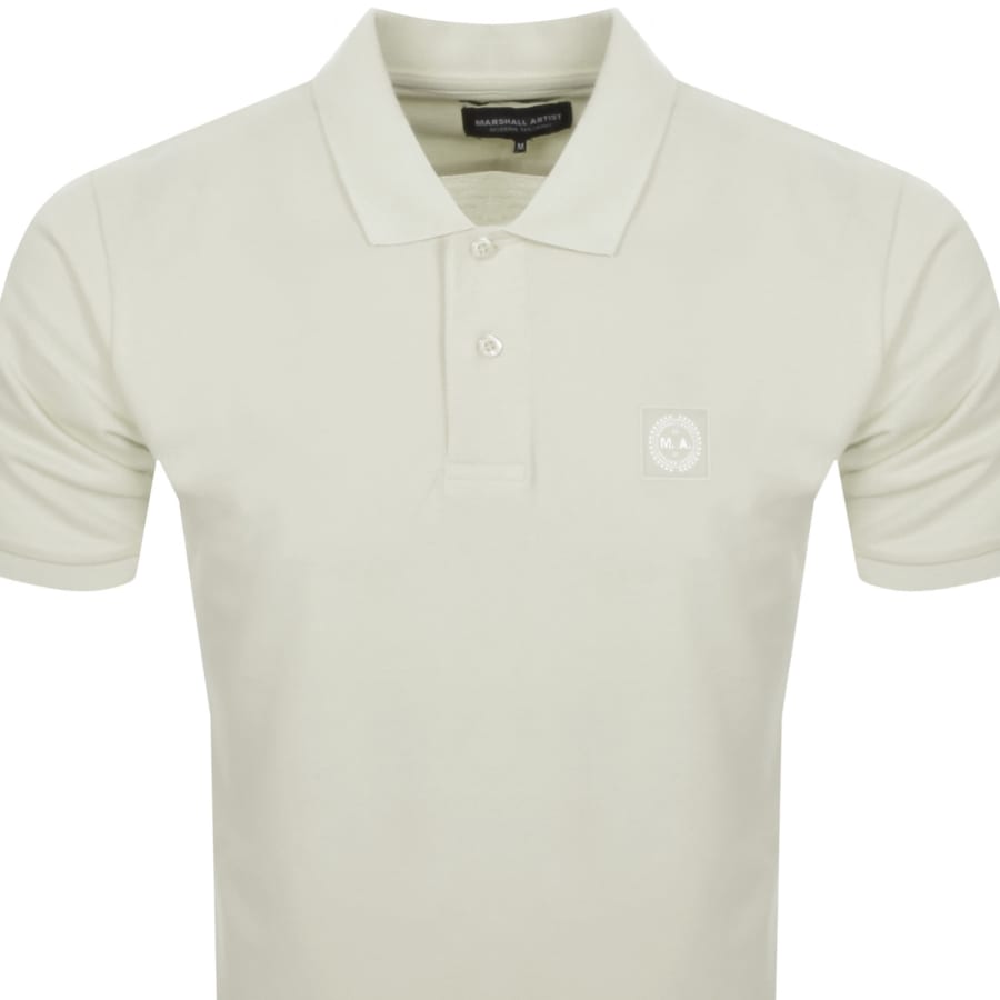 Image number 2 for Marshall Artist Marchio Polo T Shirt Beige