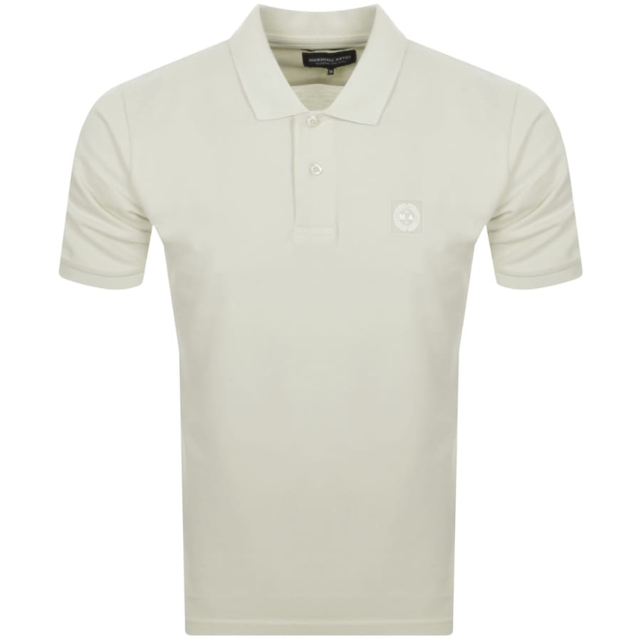 Image number 1 for Marshall Artist Marchio Polo T Shirt Beige