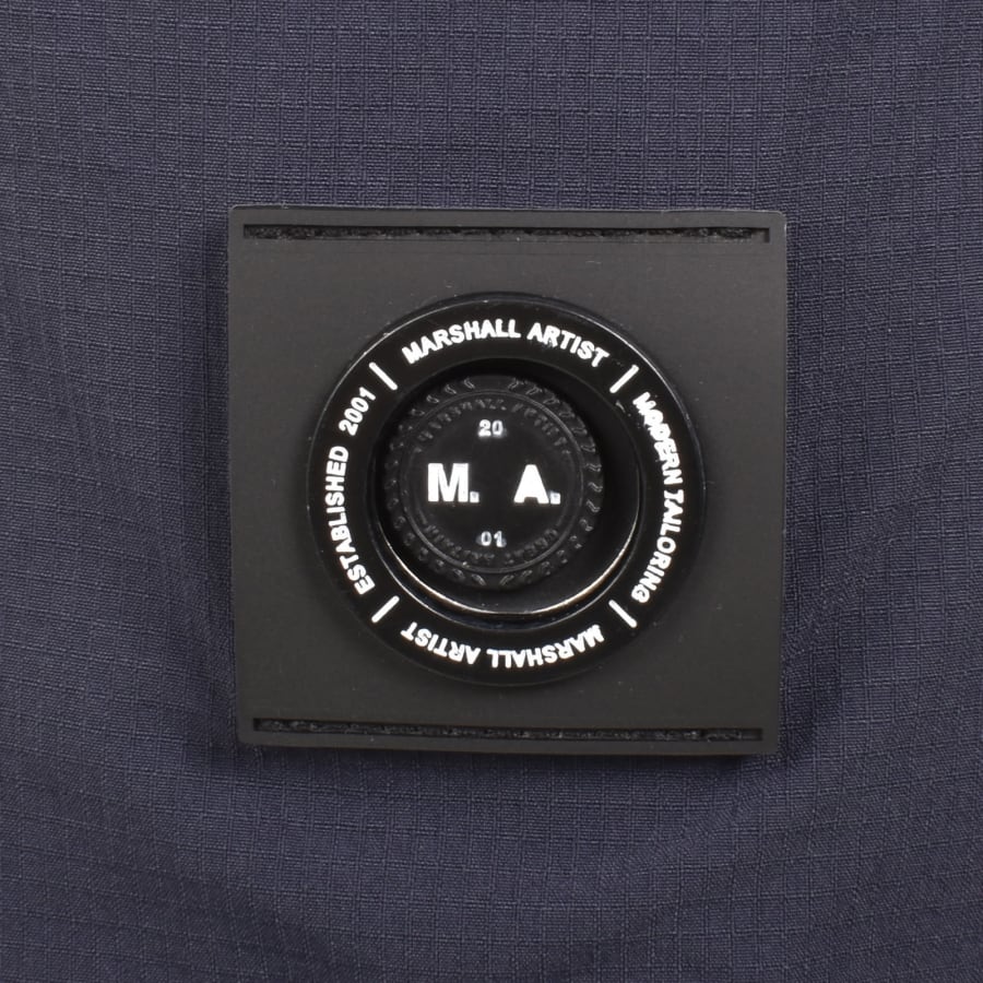 Image number 3 for Marshall Artist Aksu Cargo Shorts Navy