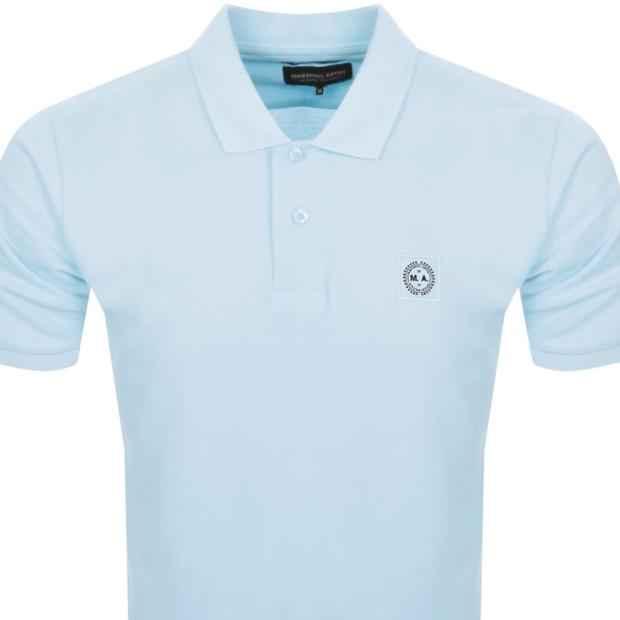 Image number 2 for Marshall Artist Marchio Polo T Shirt Blue