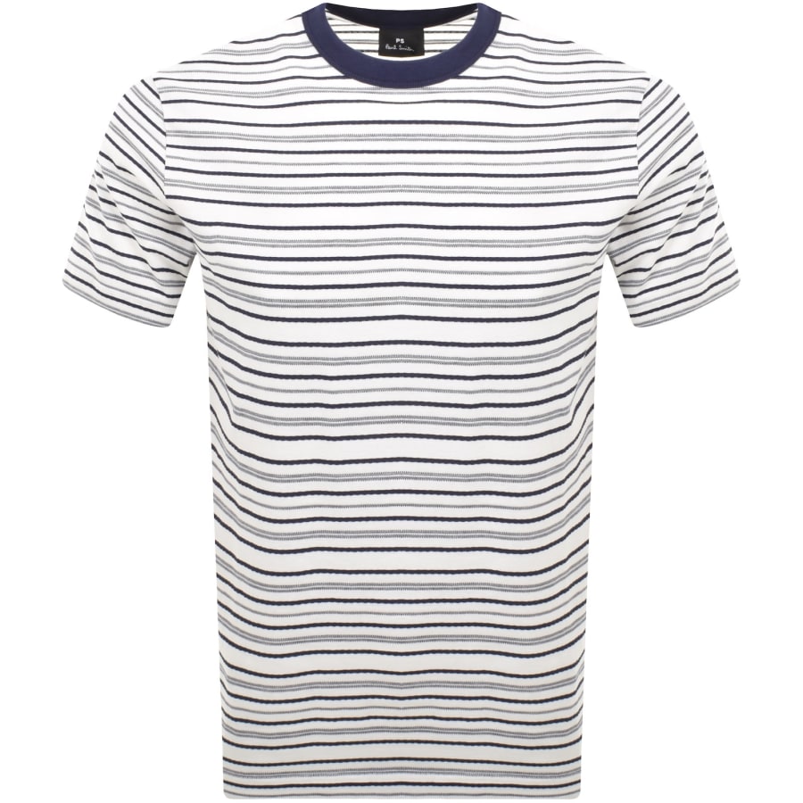 Image number 1 for Paul Smith Stripe T Shirt White