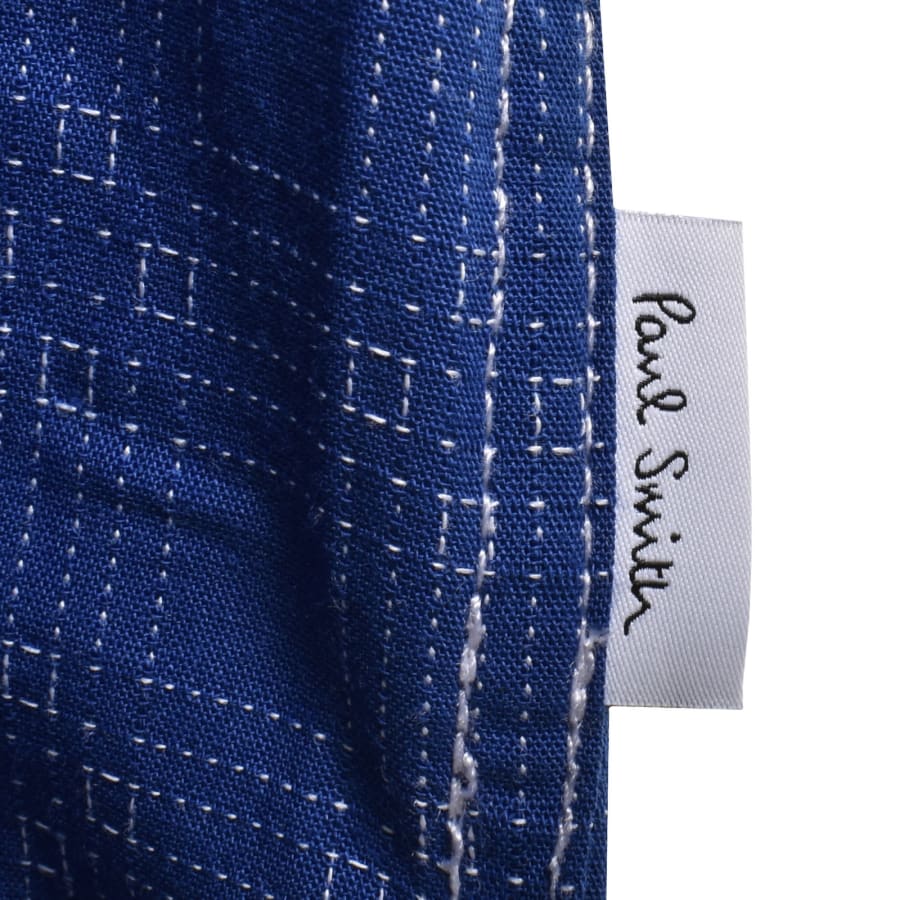 Image number 3 for Paul Smith Casual Fit Short Sleeved Shirt Blue