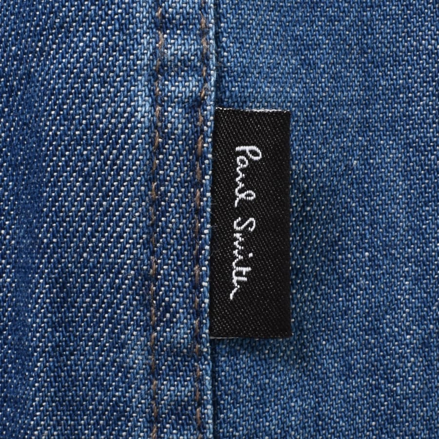 Image number 5 for Paul Smith Long Sleeved Shirt Blue