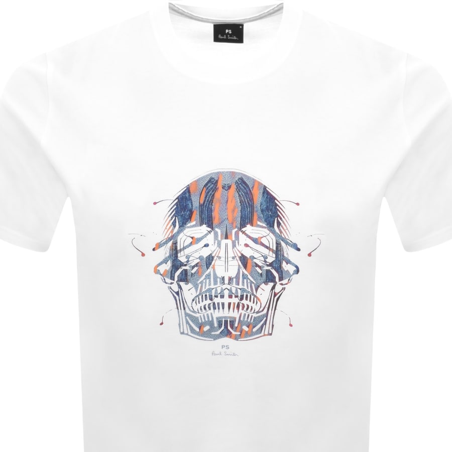 Image number 2 for Paul Smith Skull T Shirt White