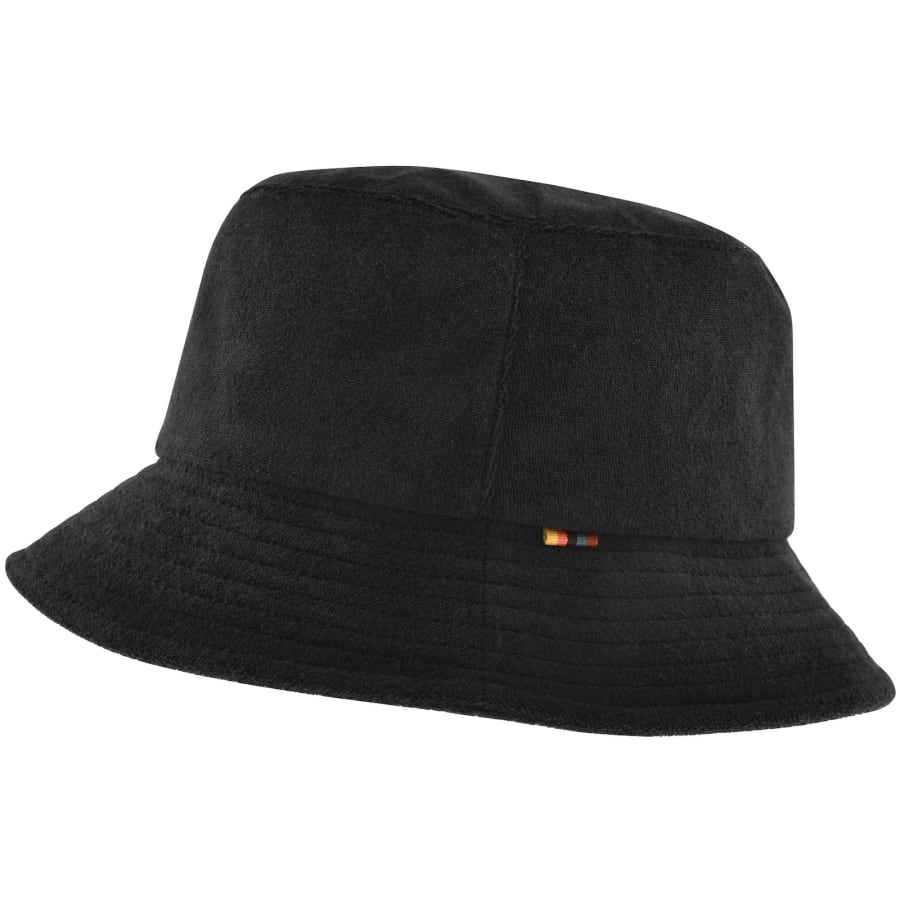 Image number 2 for Paul Smith Towelling Bucket Hat Black