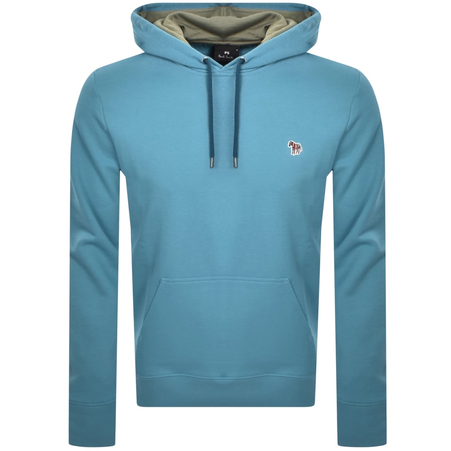 Image number 1 for Paul Smith Pullover Zebra Hoodie Blue