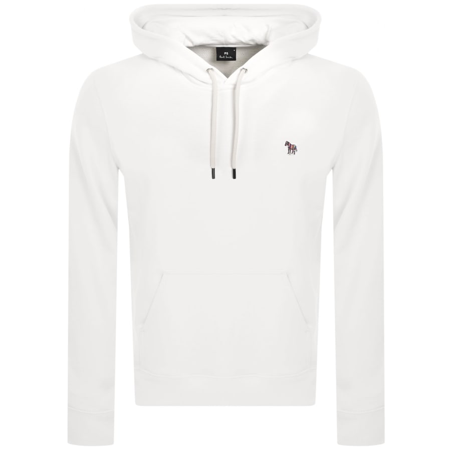 Image number 1 for Paul Smith Pullover Zebra Hoodie White