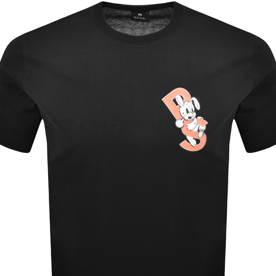 Image number 3 for Paul Smith PS Bunny T Shirt Black