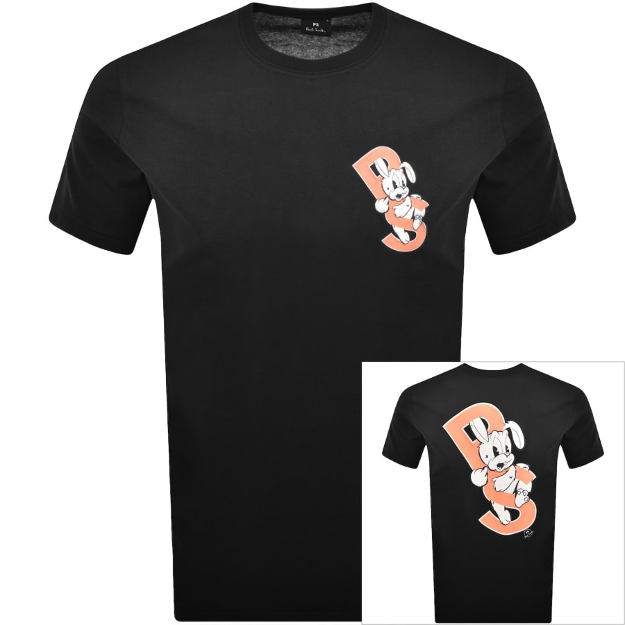 Image number 1 for Paul Smith PS Bunny T Shirt Black