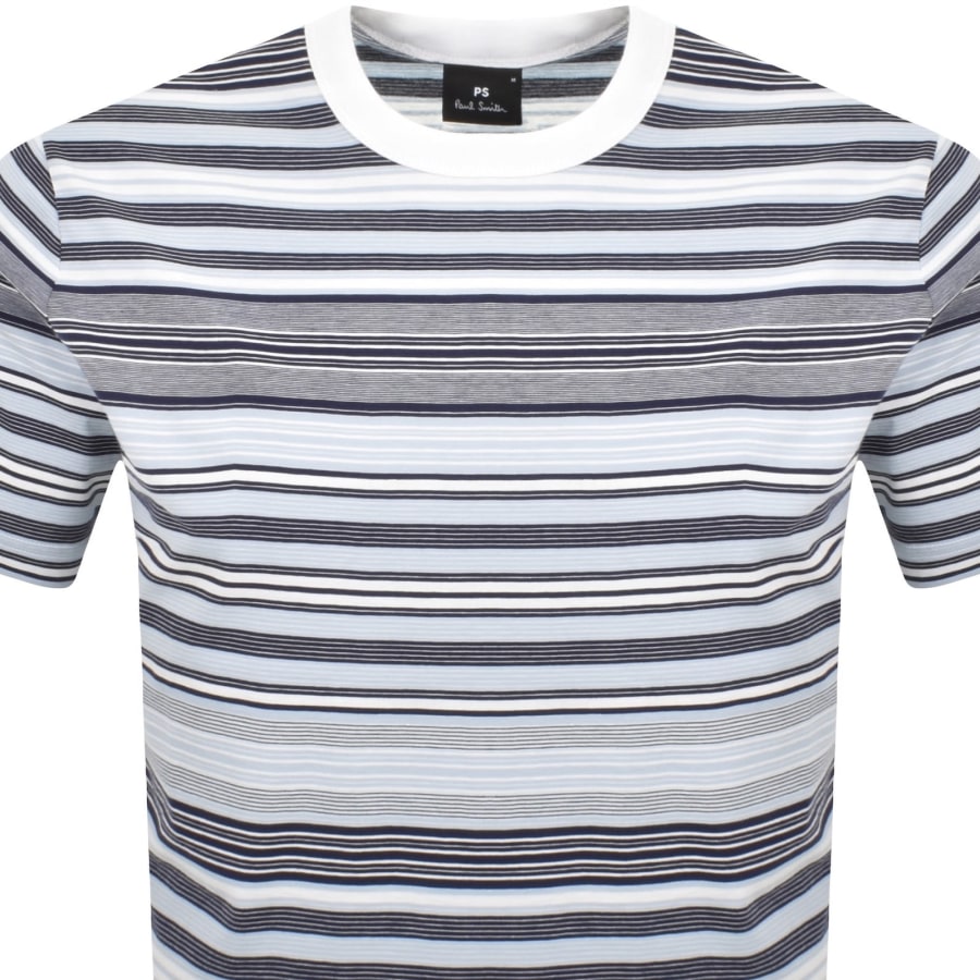 Image number 2 for Paul Smith Stripe T Shirt White