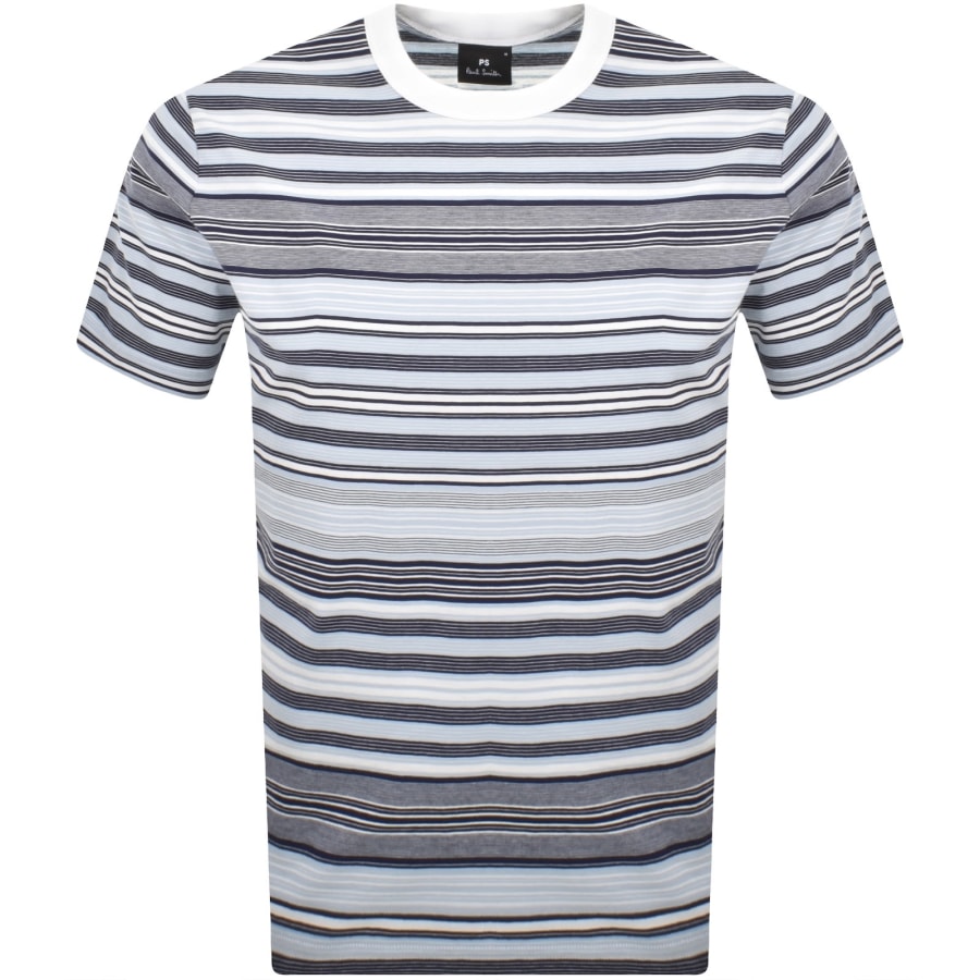 Image number 1 for Paul Smith Stripe T Shirt White