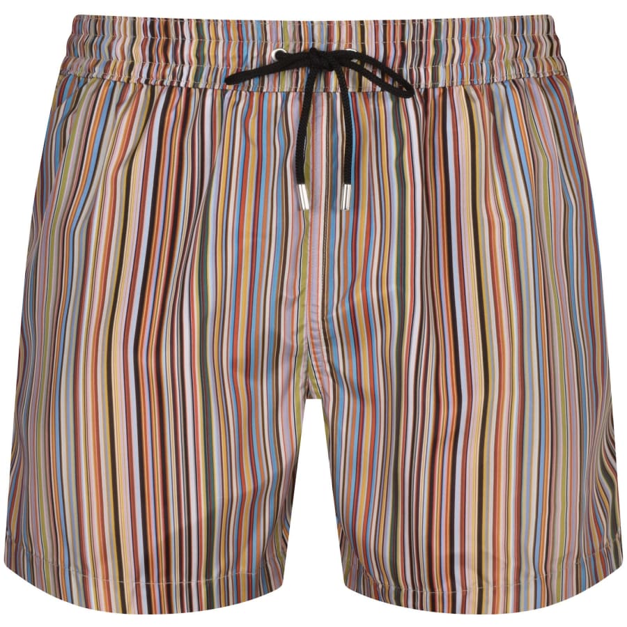 Image number 1 for Paul Smith Stripe Swim Shorts Red