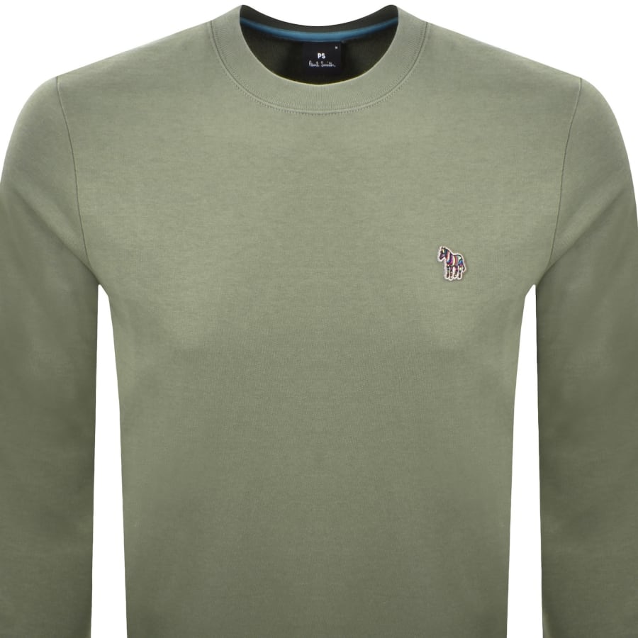 Image number 2 for Paul Smith Logo Sweatshirt Green