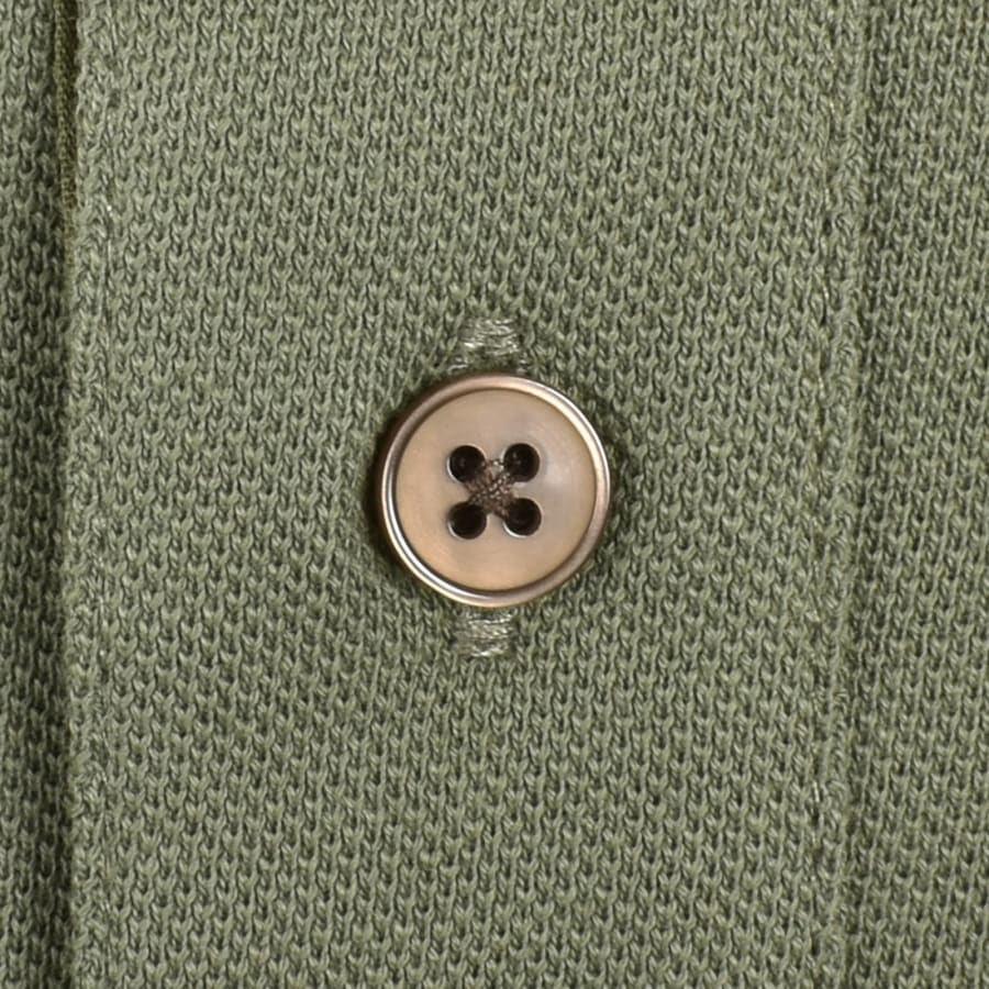 Image number 4 for Paul Smith Regular Fit Zebra Polo Green